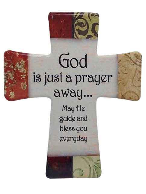 PORCELAIN CRPOSS - GOD IS JUST A PRAYER AWAY