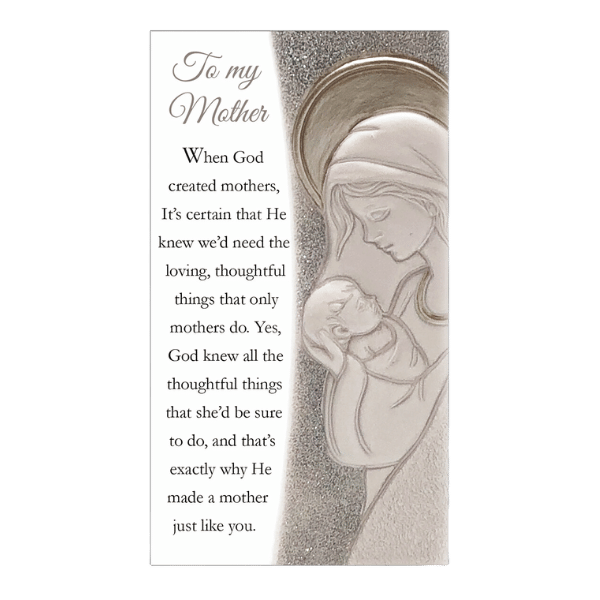 HOLY CARD - TO MY MOTHER