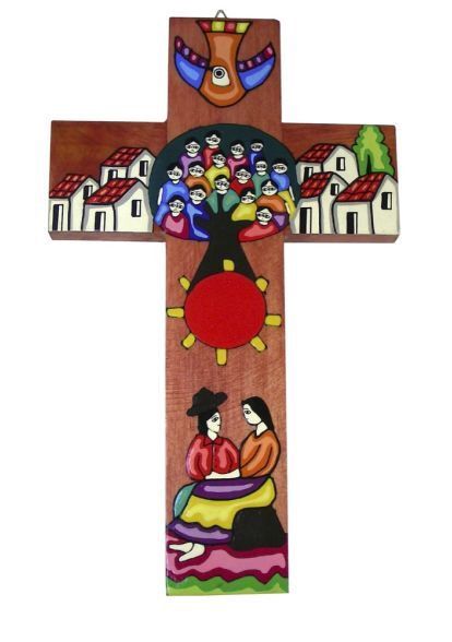 EL SALVADOR CROSS: TREE OF LIFE 25CM