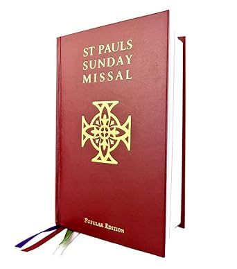 ST PAULS SUNDAY MISSAL (RED) POPULAR EDITION