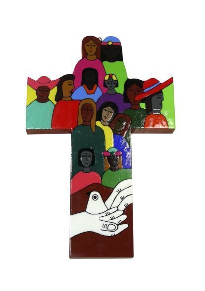 EL SALVADOR MANY NATIONS CROSS 20CM