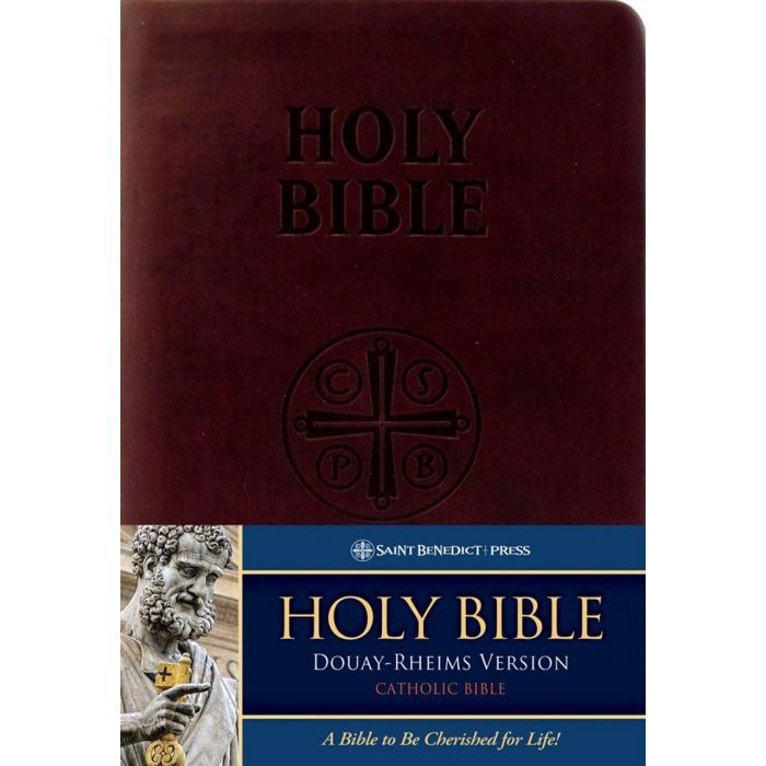 DOUAY-RHEIMS BIBLE DELUXE LEATHERETTE