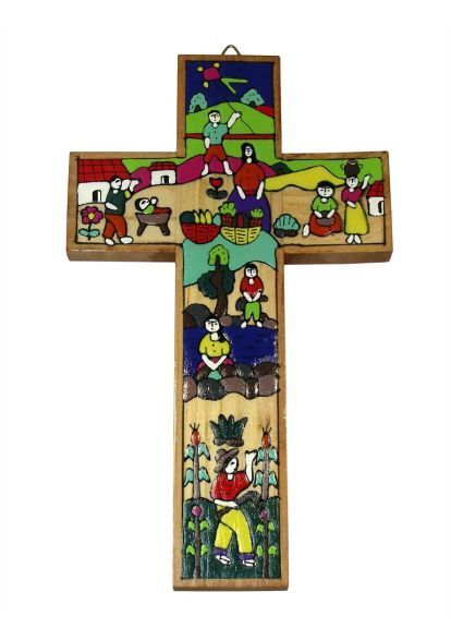 EL SALVADOR WORKERS CROSS 30CM