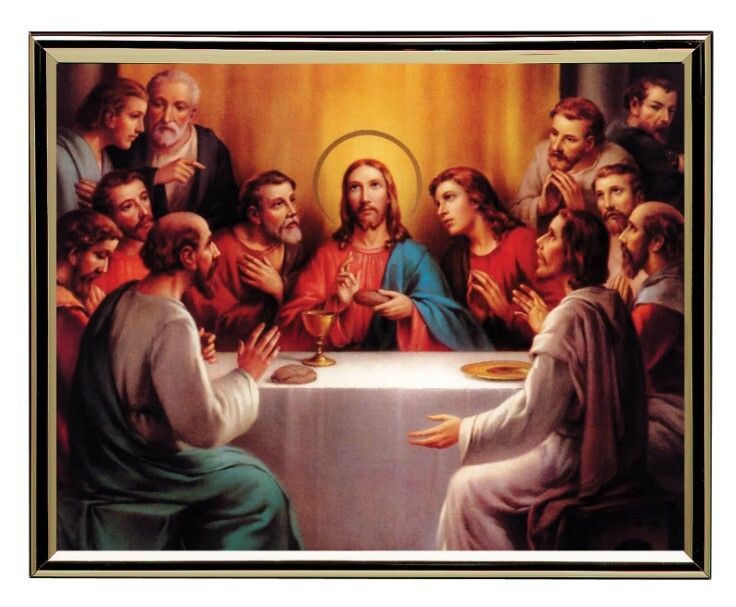 GOLD FRAME LAST SUPPER