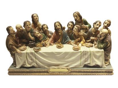 STATUE RESIN LAST SUPPER 12CM