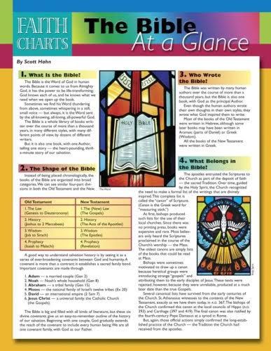FAITH CHARTS - THE BIBLE AT A GLANCE