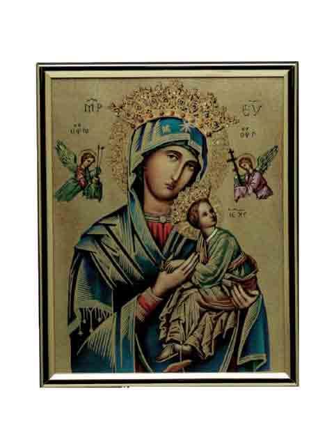 GOLD FRAME OUR LADY PERPETUAL HELP/SUCCOUR