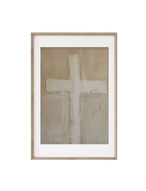 FRAMED PRINT -  CROSS