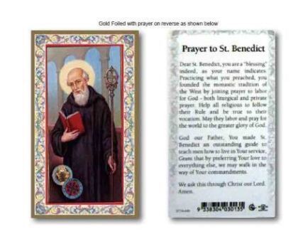 HOLY CARD - ST BENEDICT