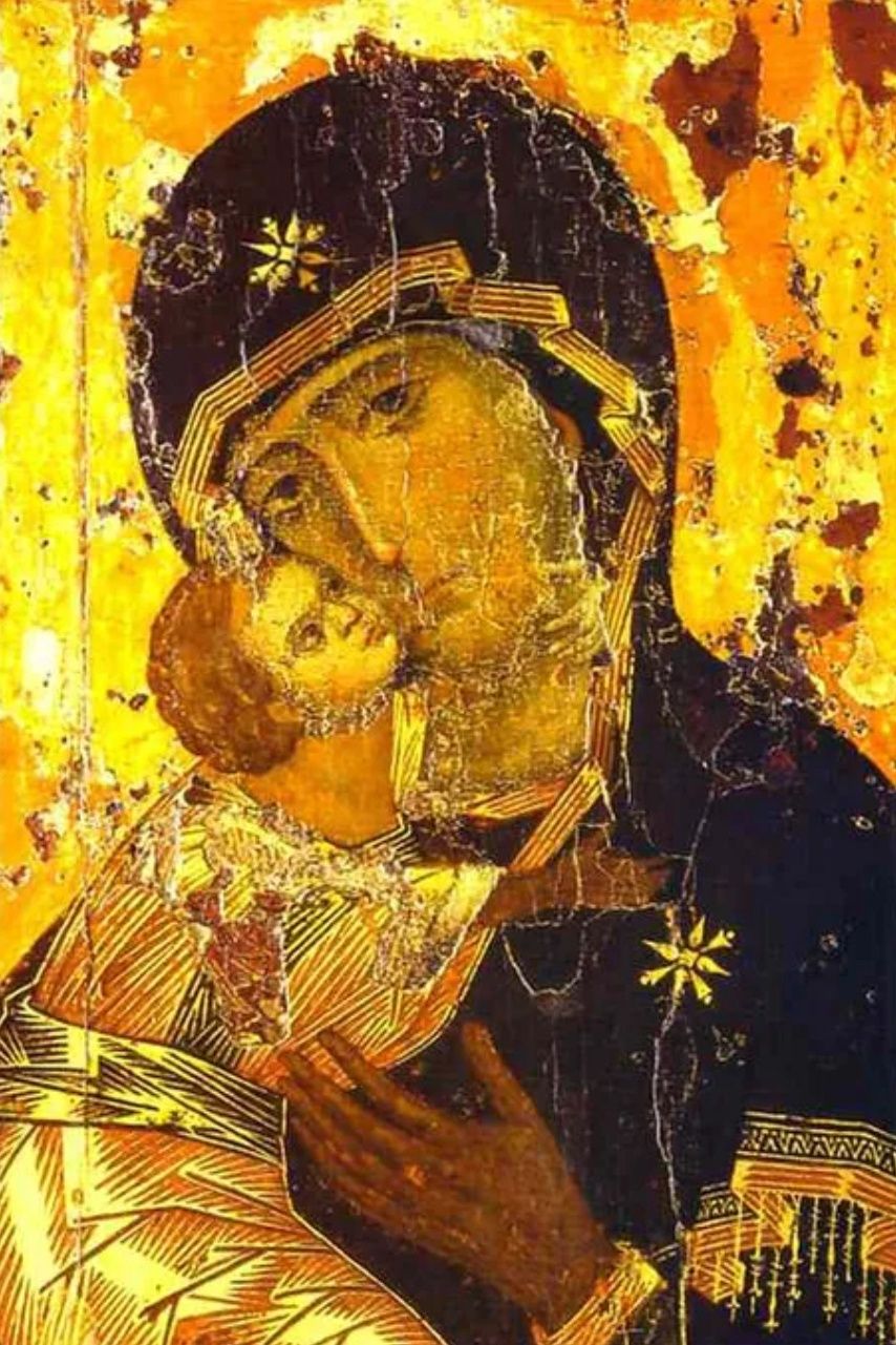 HOLY CARD - MOTHER OF GOD OF TENDERNESS