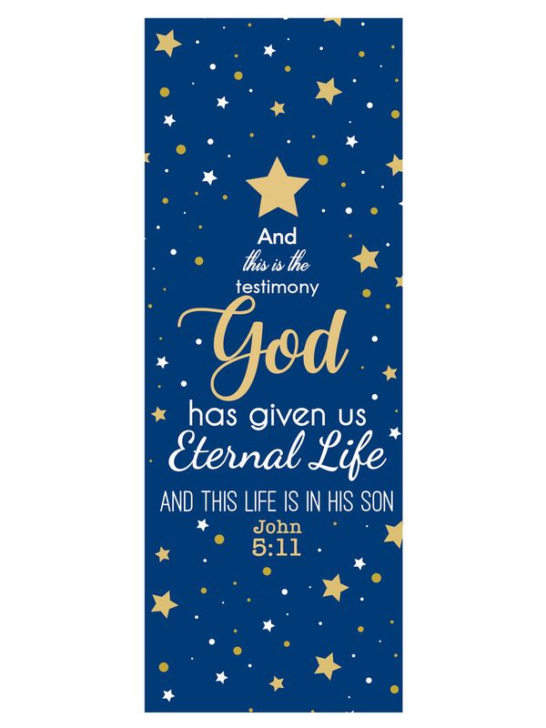 CHRISTMAS - AND THIS IS THE TESTIMONY OF GOD BOOKMARK