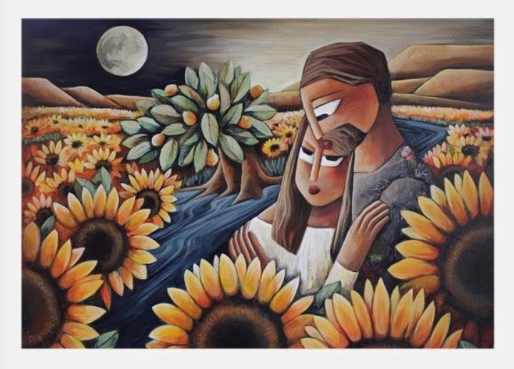 KAYE REDMAN - PLANTED BY THE STREAMS - UNFRAMED PRINT