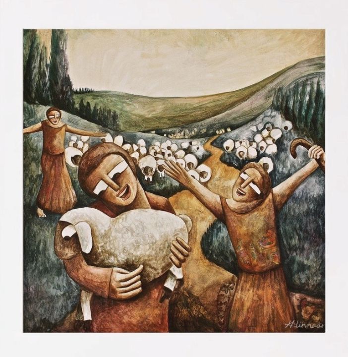 KAYE REDMAN - THE JOY OF BEING FOUND - UNFRAMED PRINT