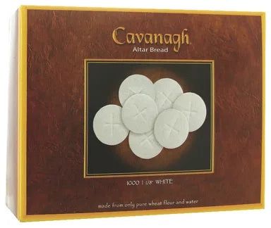 ALTAR BREAD 1 3/8  - SPECIAL WHITE 1000 BOX - CAVANAGH