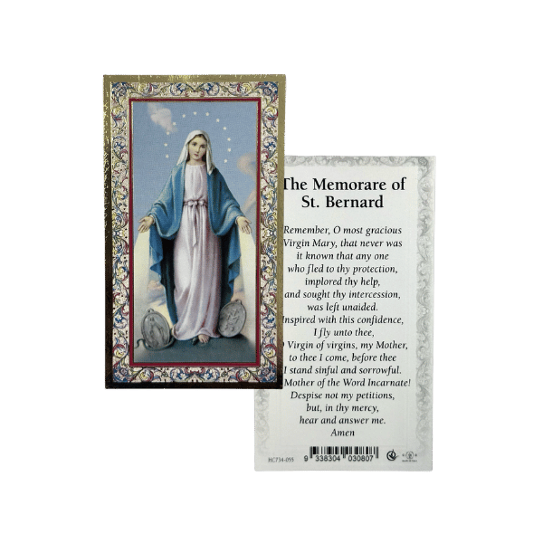 HOLY CARD - MEMORARE OF ST BERNARD