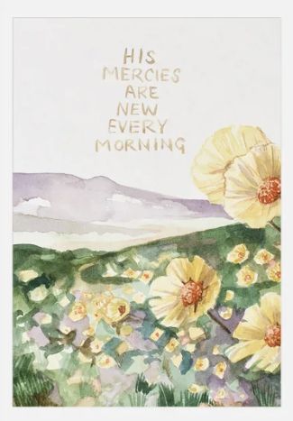 KAYE REDMAN - NEW MERCIES - UNFRAMED VERSE