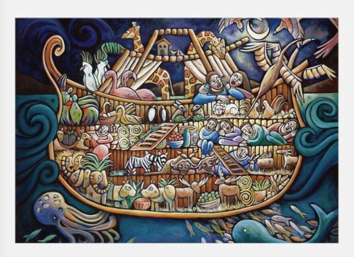 KAYE REDMAN - TAKING STOCK - UNFRAMED PRINT