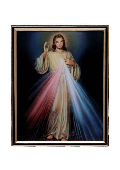 GOLD FRAME DIVINE MERCY