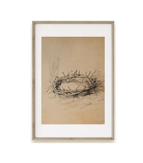 FRAMED SKETCH - CROWN OF THORNS
