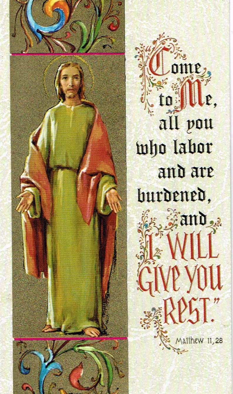 HOLY CARD - COME TO ME