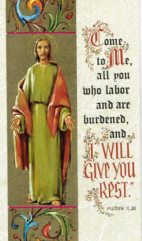 HOLY CARD - COME TO ME