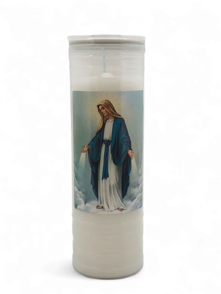 7 DAY WHITE MIRACULOUS  CANDLE