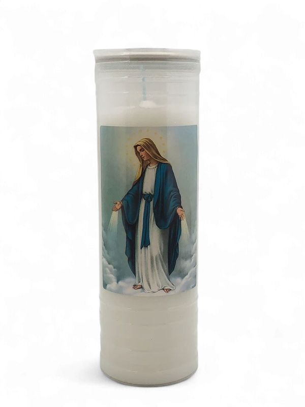 7 DAY WHITE MIRACULOUS  CANDLE
