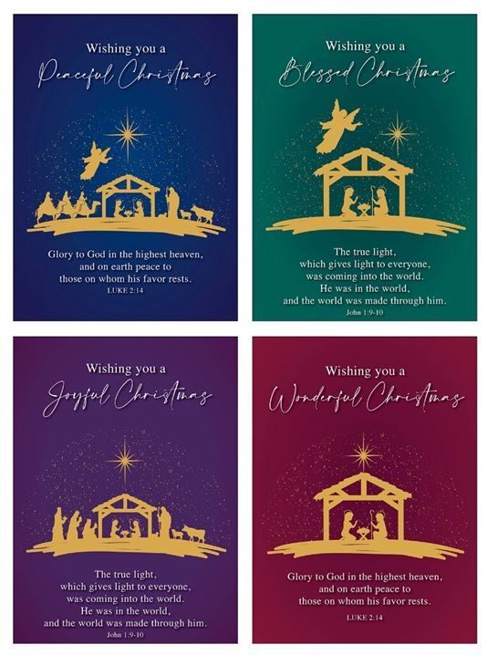 CD - CHRISTMAS CARDS PKT 8