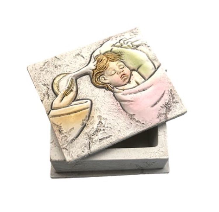 Baptism Trinket Box Girl