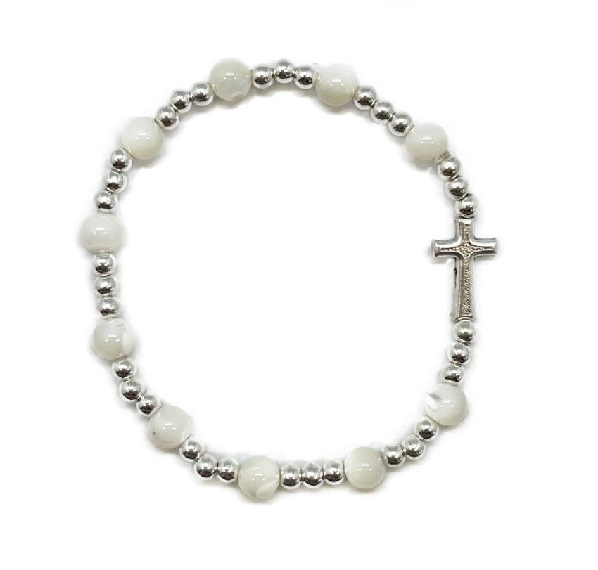 PRECIOUS STONE BRACELET - MOTHER OF PEARL