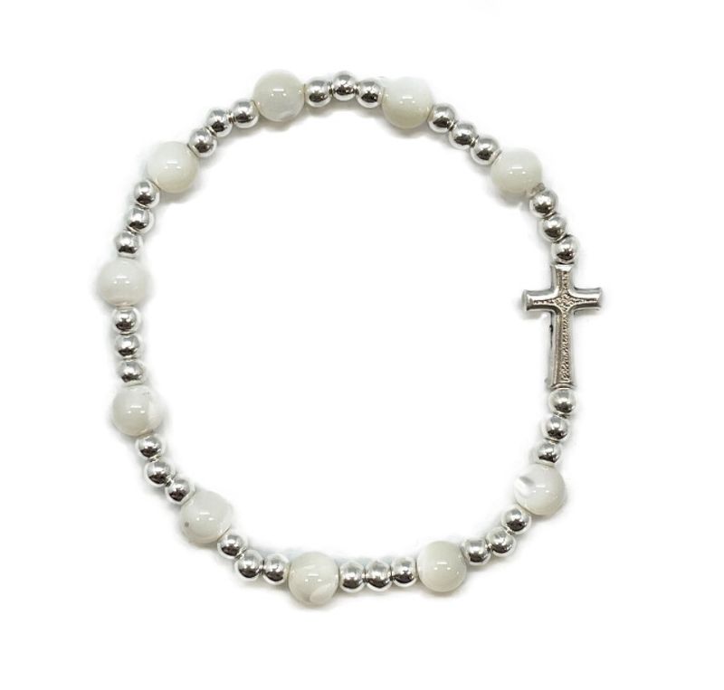 PRECIOUS STONE BRACELET - MOTHER OF PEARL