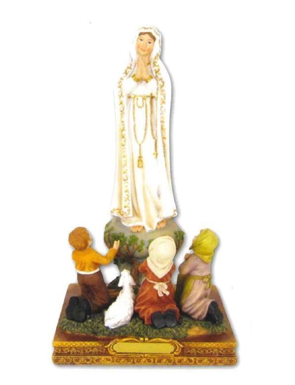 RESIN STATUE OUR LADY FATIMA 21CM