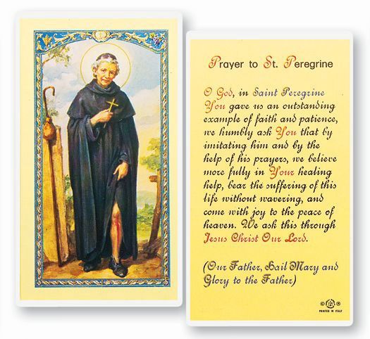 HOLY CARD - ST PEREGRINE