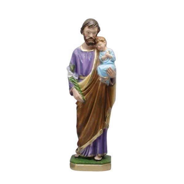STATUE PLASTER ST JOSEPH 30CM