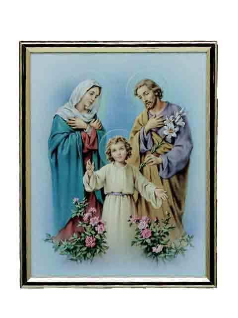 GOLD FRAME HOLY FAMILY