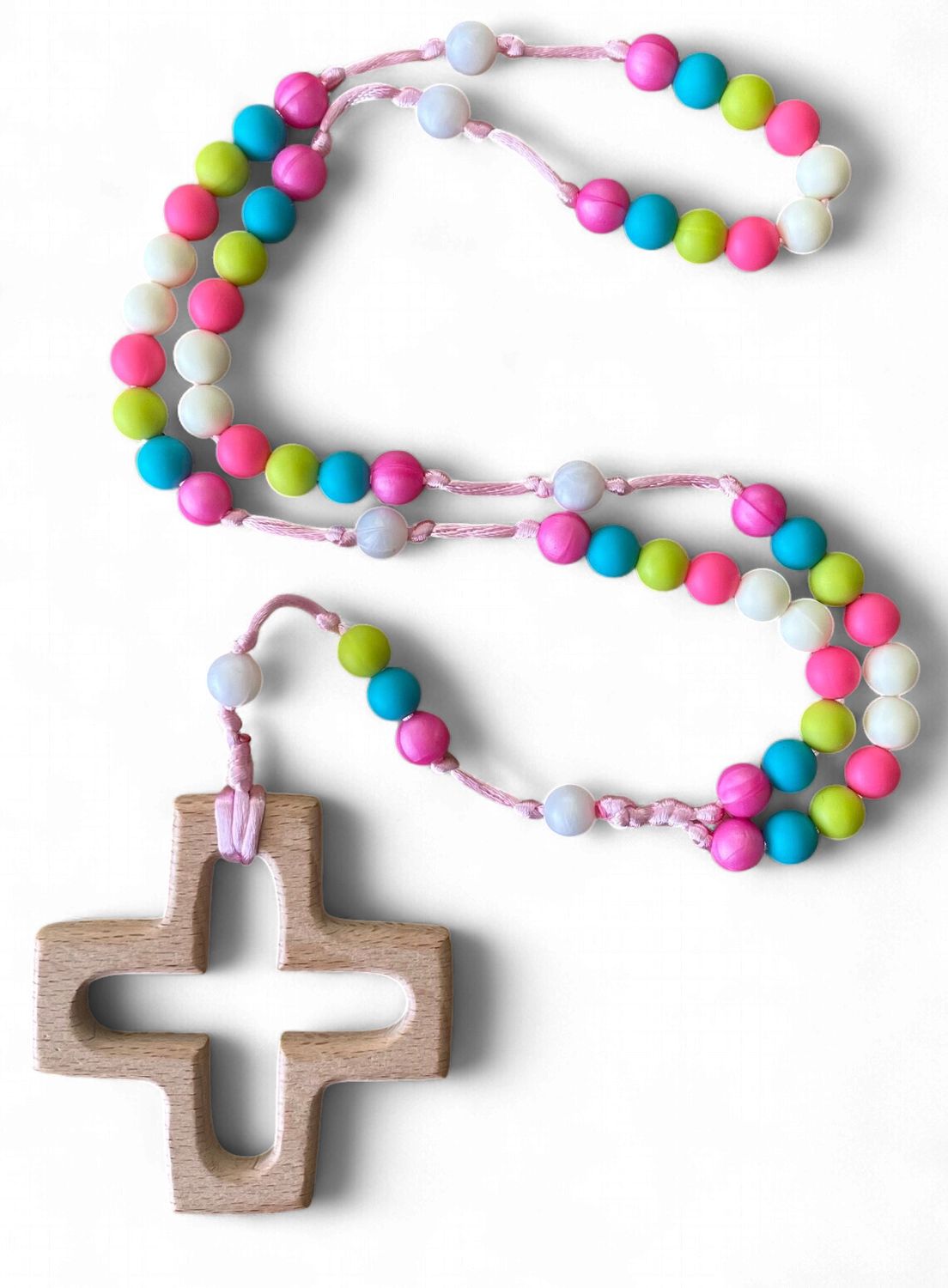 RADIANT ROSARIES - WOODEN CROSS ROSARIES