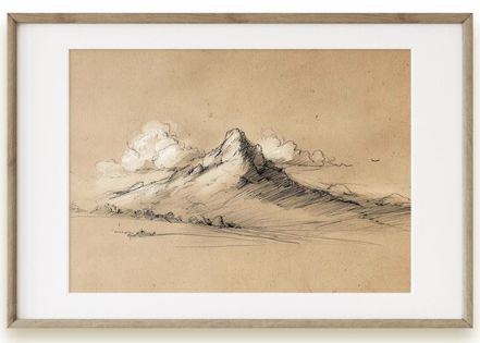 FRAMED SKETCH - MT SINAI