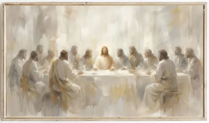 FRAMED PRINT - LAST SUPPER
