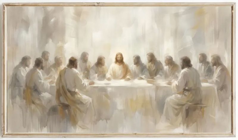 FRAMED PRINT - LAST SUPPER