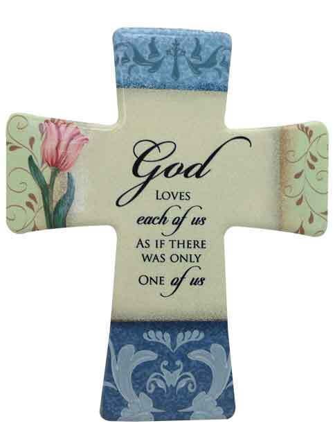 PORCELAIN CROSS - GOD