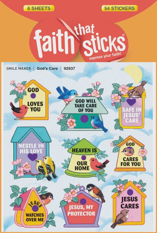 STICKERS - GOD'S CARE