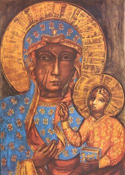 HOLY CARD - MOTHER OF GOD OF CZESTOCHOWA