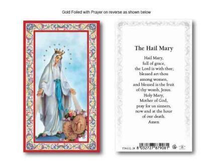 HOLY CARD - THE HAIL MARY