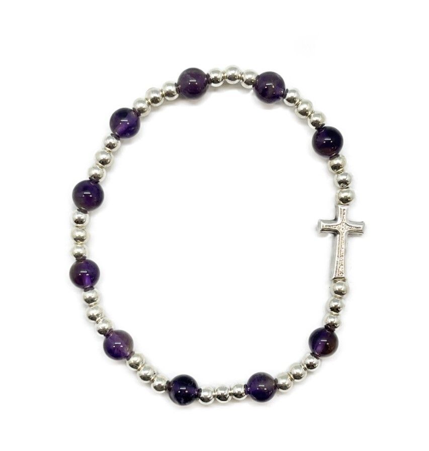 PRECIOUS STONE BRACELET AMETHYST