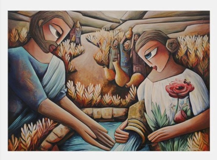 KAYE REDMAN - LIVING WATER - UNFRAMED PRINT