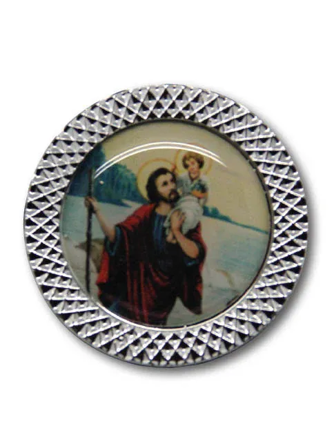 ST CHRISTOPHER CAR PLAQUE MAGNET