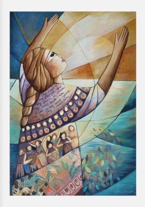 KAYE REDMAN - THE LORD IS MY STRENGTH - UNFRAMED PRINT