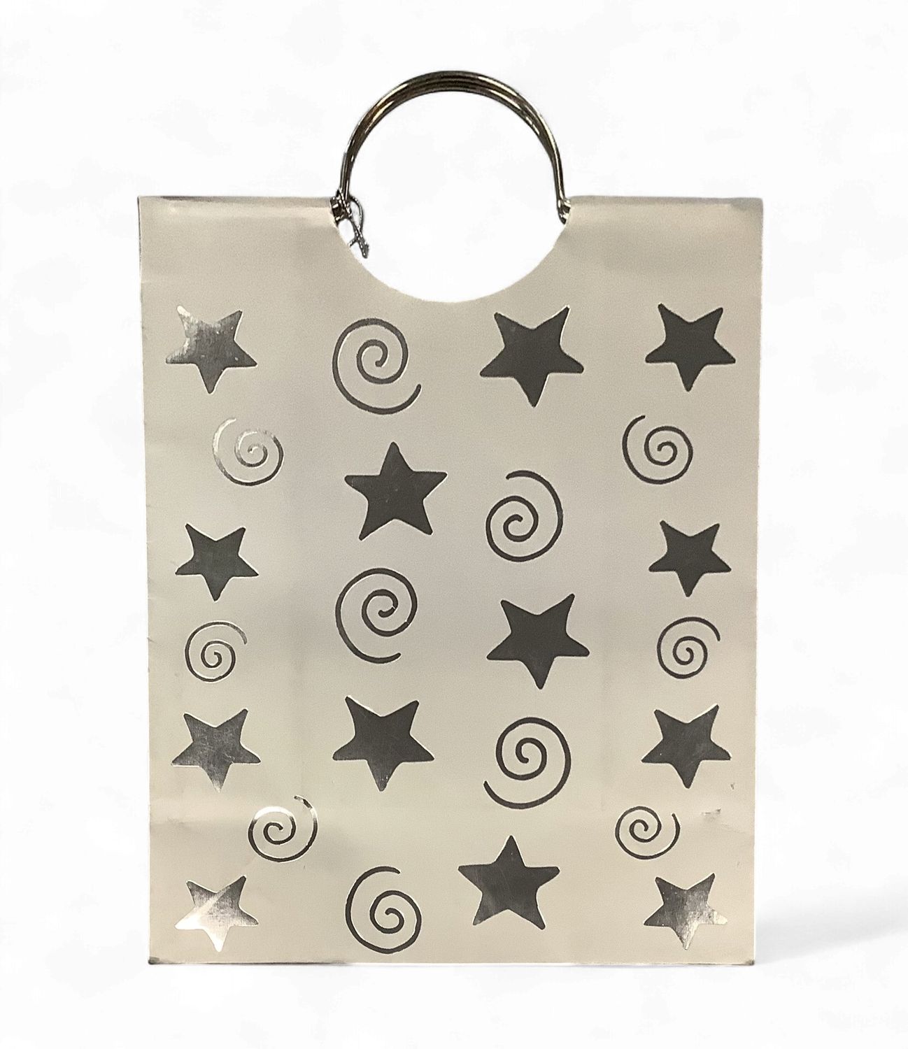 CHRISTMAS - GIFT BAG SILVER STAR