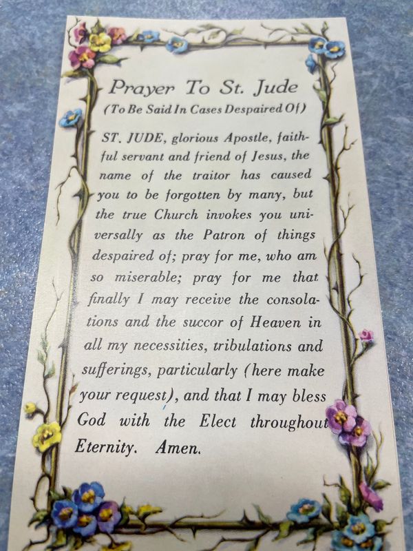 HOLY CARD - ST JUDE