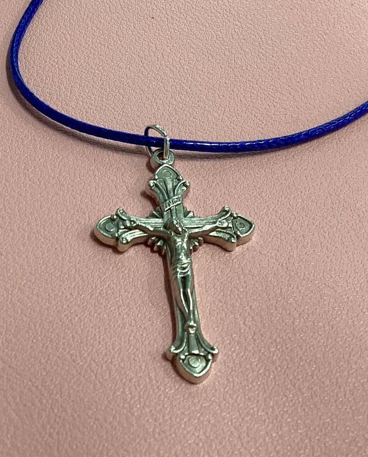 CORD - SILVER CRUCIFIX